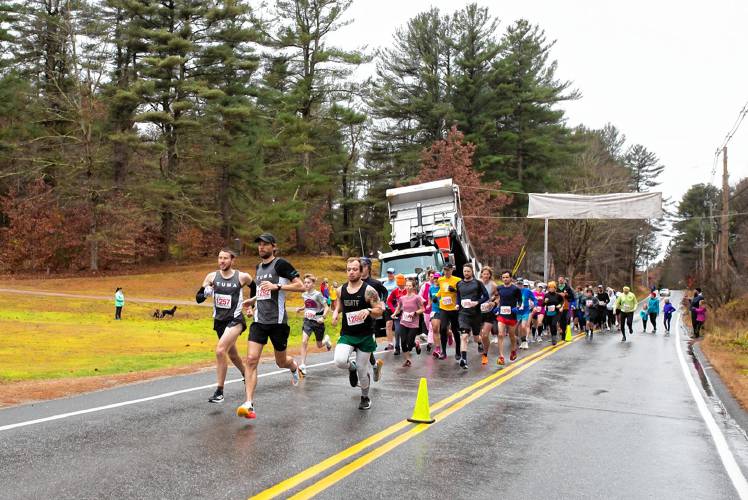 The 2023 Roadtown Turkey Trot in Shutesbury. The second annual event returns this weekend.