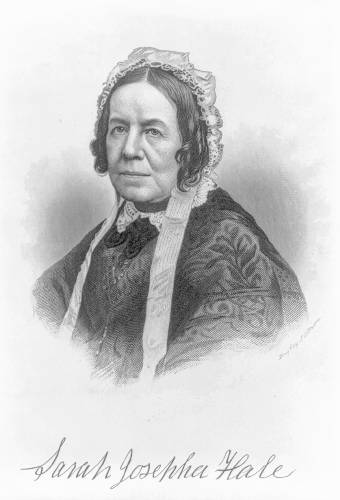 Sarah Josepha Hale, now best known as the author of “Mary Had a Little Lamb,” was a prominent writer and edited the most popular magazine of the mid-19th century, “Godey’s Lady’s Book.” Despite her prominence, she was unsuccessful in her crusade for a national Thanksgiving until she proposed the idea to Lincoln.