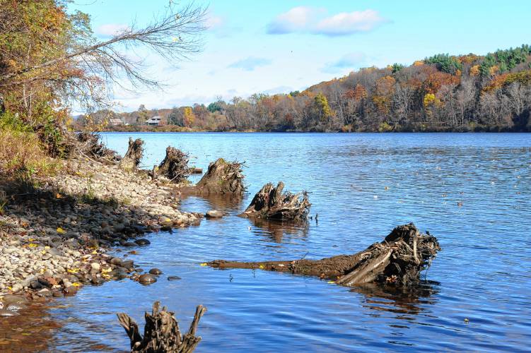 The Connecticut River in Gill.