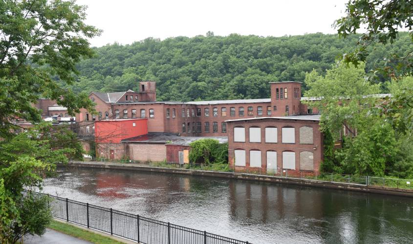 The former Strathmore mill complex in Turners Falls.