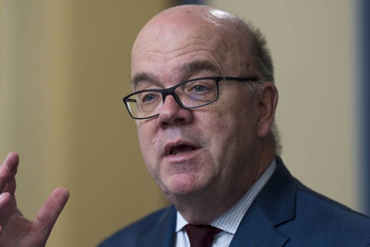 U.S. Rep. Jim McGovern, D-Mass., addresses colleagues at the Capitol in Washington, June 11, 2024.