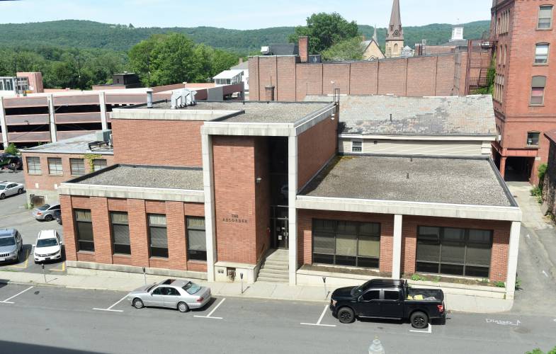 The Greenfield Recorder’s offices on Hope Street.