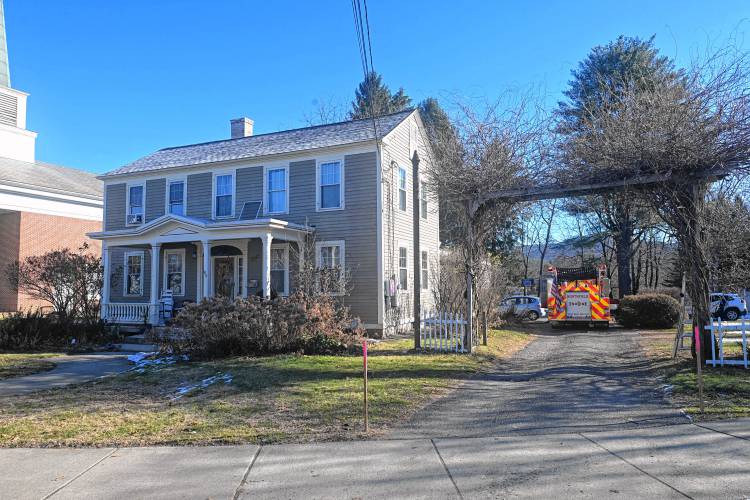 Emergency personnel quickly knocked down a small fire at 83 Main St. in Northfield on Wednesday morning. 