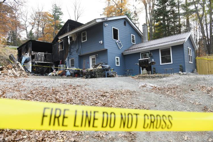 A fire heavily damaged a home at 15 Holly Ave. in Northfield on Oct. 26.