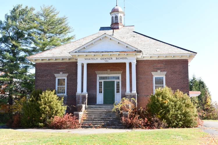 The former Whately Center School on Chestnut Plain Road.