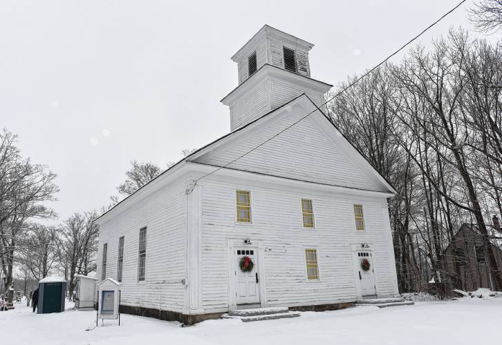 The Friends of the Wendell Free Library will host the annual craft fair this weekend at the Wendell Meetinghouse, pictured.