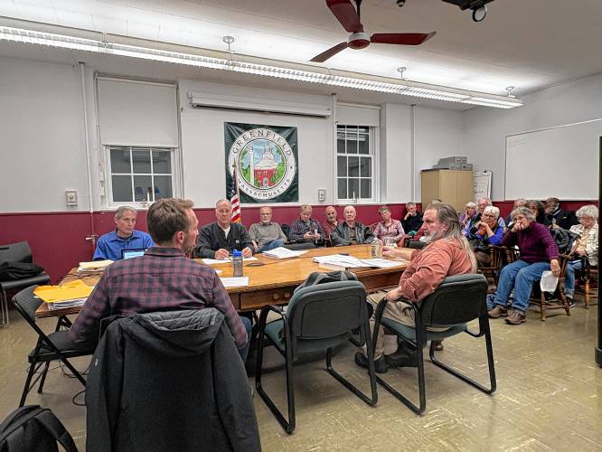 Planning Board members deliberate on Thursday over a series of proposed housing ordinance amendments that intend to facilitate more dense housing development in Greenfield.