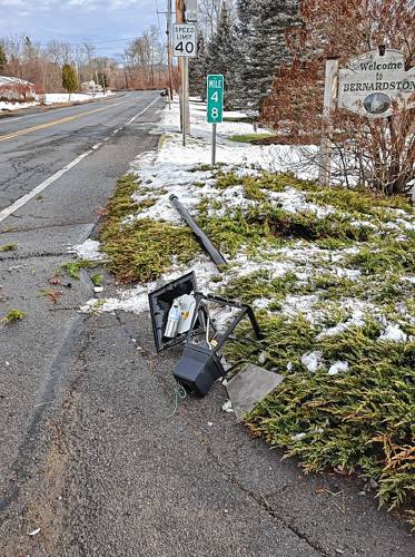 A New Hampshire teen was taken into custody on Monday morning after allegedly taking a parent’s vehicle from Hinsdale, attempting to hit police officers as she made her way through Vermont and causing property damage at Kringle Candle Co. in Bernardston.