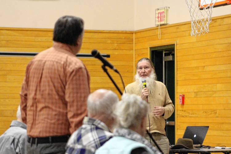 Town Coordinator David Young responds to citizen comments.