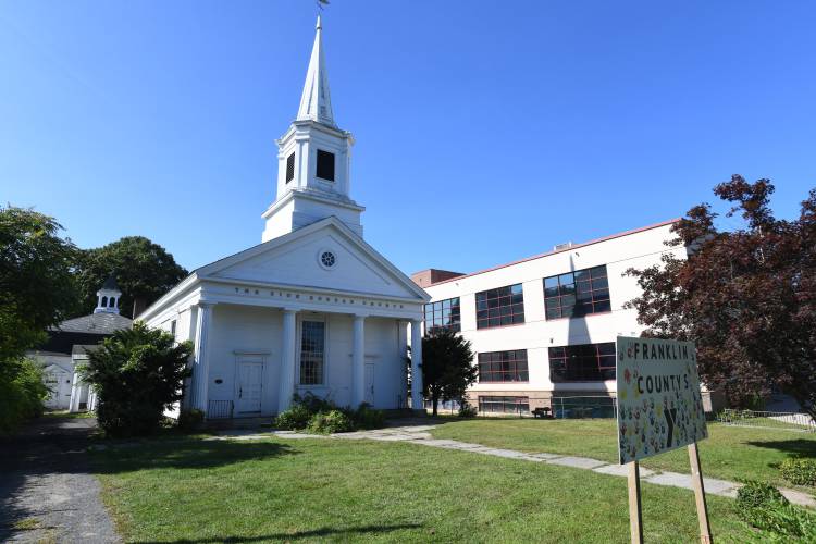 The Zion Korean Church next to Franklin County’s YMCA on Main Street in Greenfield.