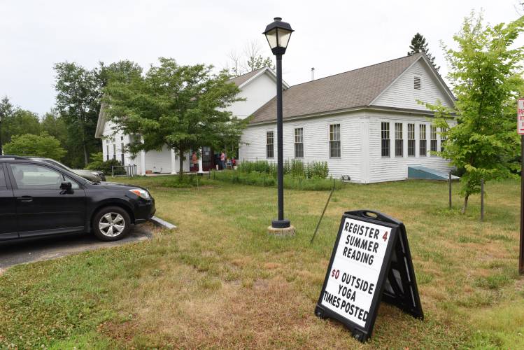 Clinical and adjustment counselor Jamie Lefebvre will be at the Wendell Free Library, pictured, at 11 a.m. on Saturday, Dec. 14, for a reading from his book, “Simon, King of the Triangle.”